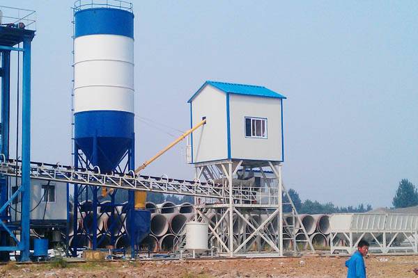 Cement pipe betonmixing plant