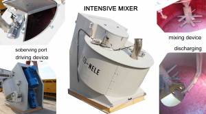 pencampuran produk mixer intensif tinggi Castable