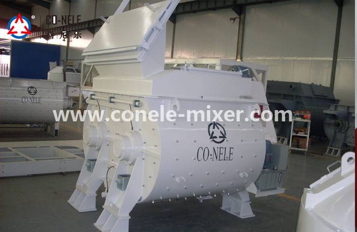 CO-NELE twin-shaft forced concrete mixer model