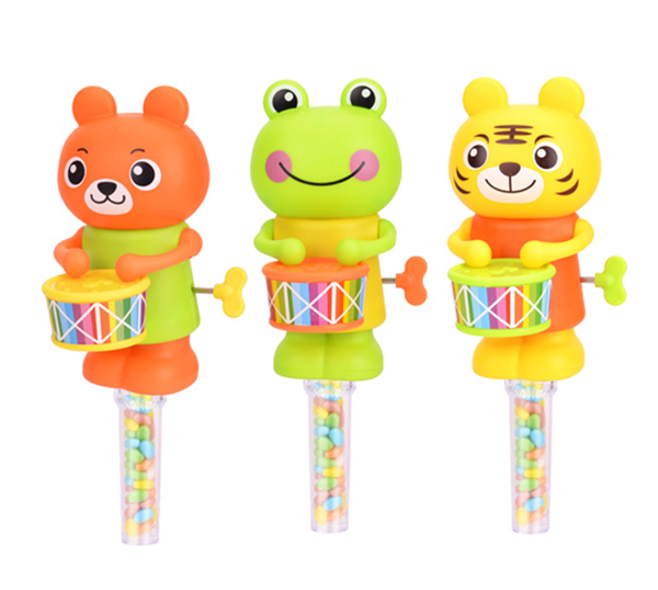 CANDY TOY WIND UP ANIMAL 100488N