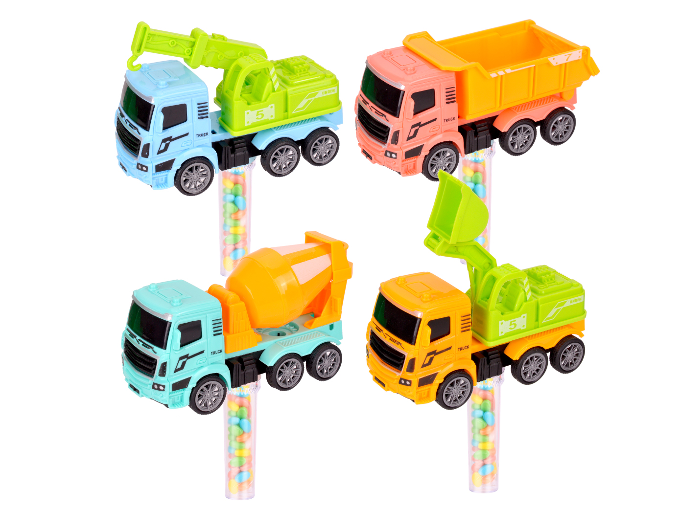 CANDY TOY COLORFUL FRICTION CAR 111296N