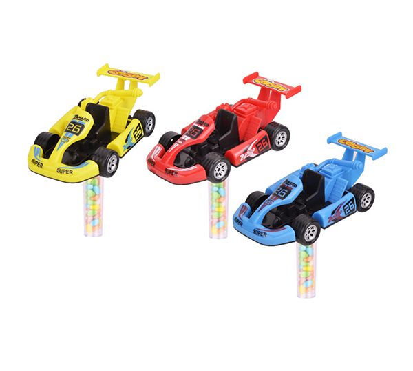 CANDY TOY PULL BACK KARTING TOY 111651N