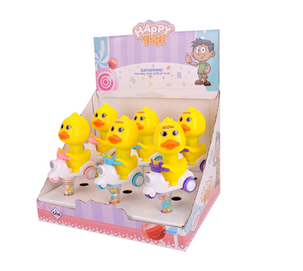 CANDY TOY YELLOW DUCK CART 111652N