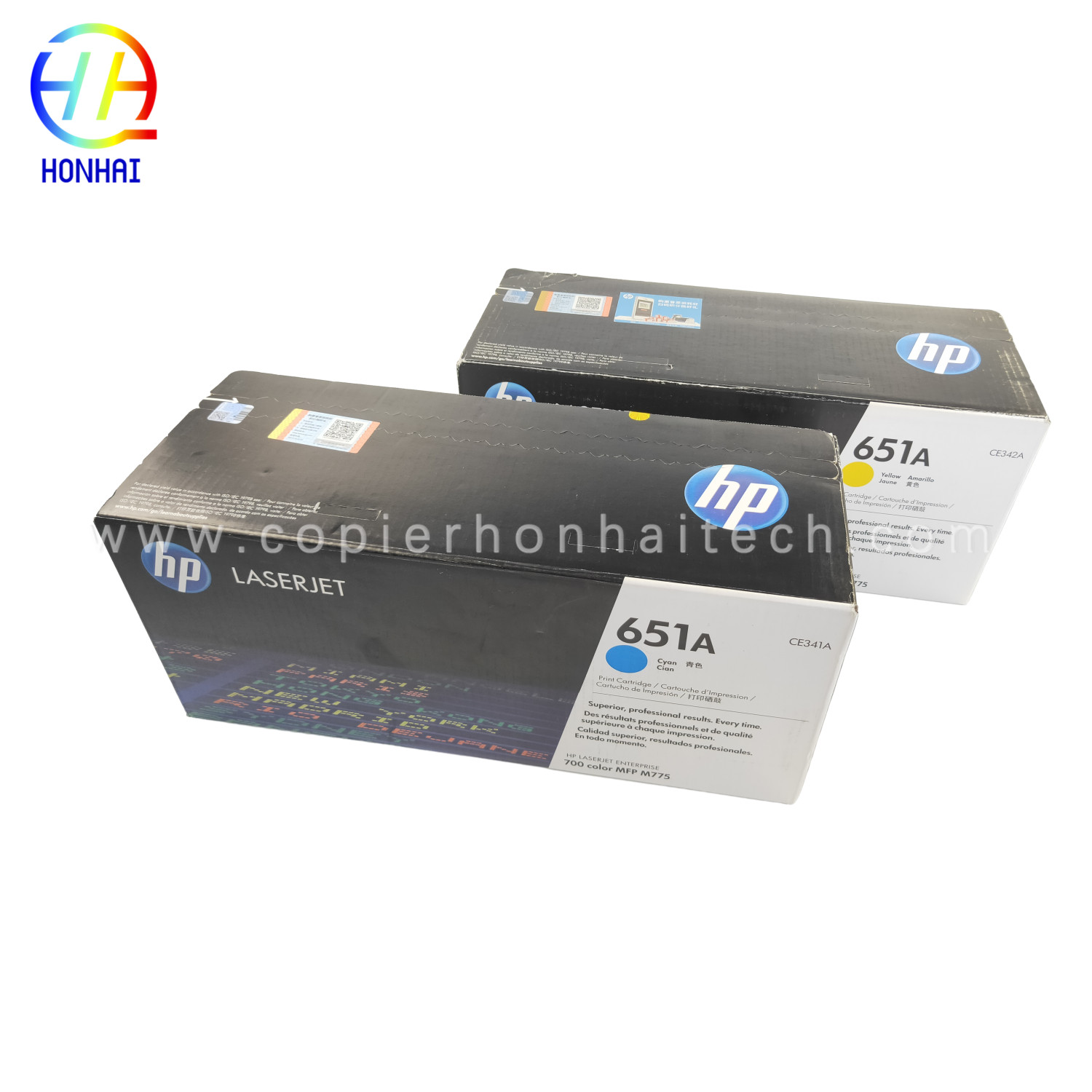 Original Toner Cartridge for HP LaserJet Enterprise 700 color MFP M775 Series 651A CE341A Cyan CE342AC Yellow 16000 page