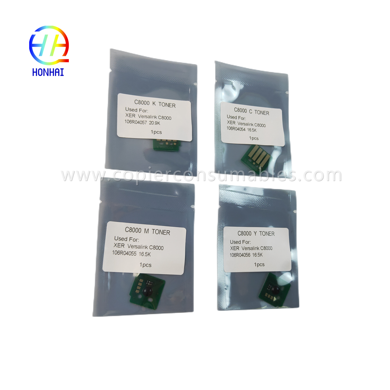 Tonercartridge Chip voor Xerox VersaLink C8000 C8000W 8000W 106R04057 106R04054 106R04055 106R04056 Kleurenprinter Chips