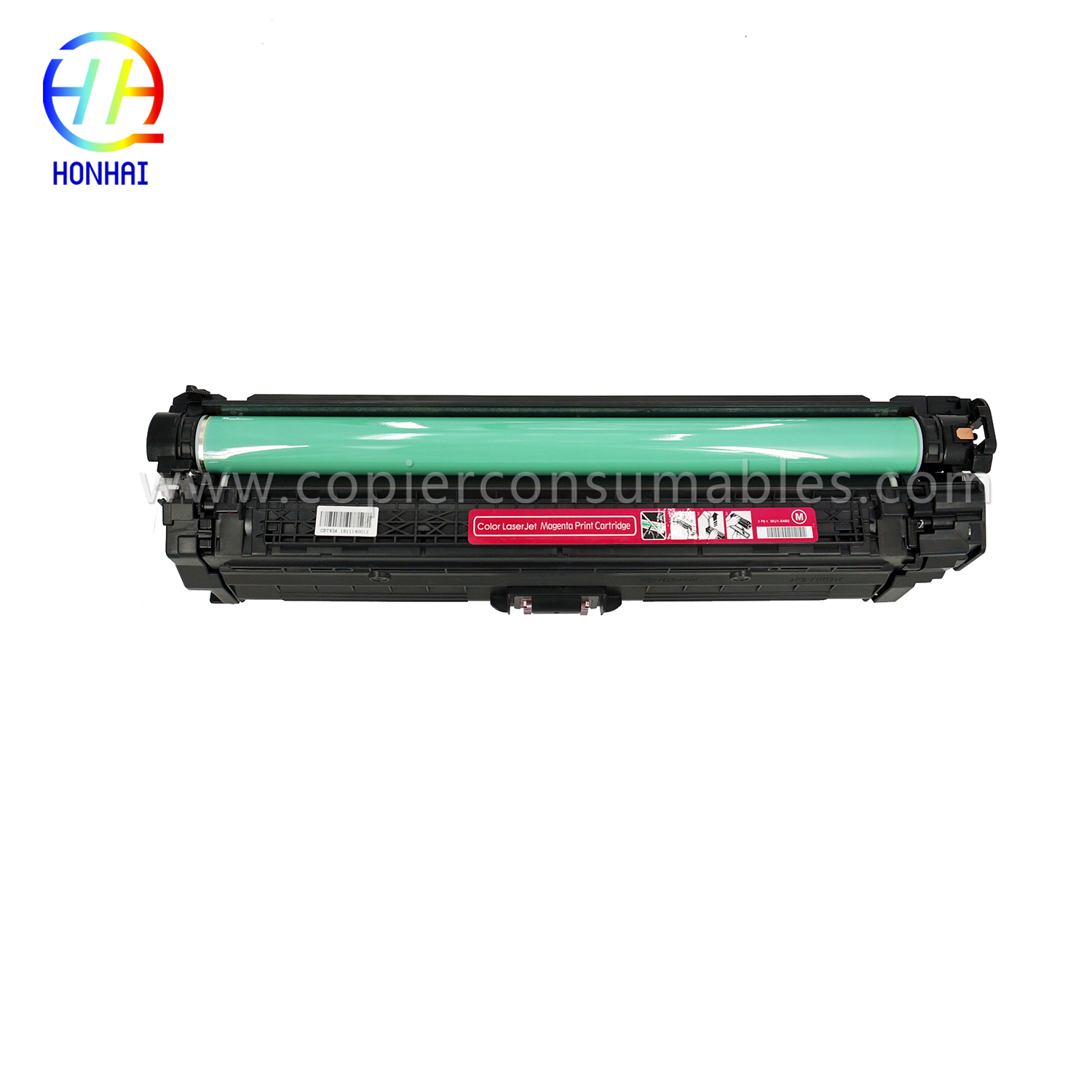 Cartucho de tóner para HP Color LaserJet Pro CP5025 CP5220 CP5225 CE743A 307A
