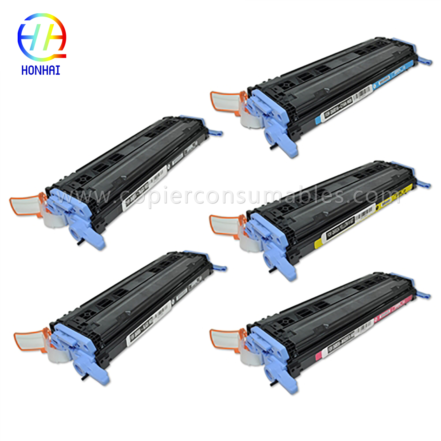 Toner Cartridge para sa HP Laserjet 1600 2600 2605 Cm1015mfp Cm1017mfp (Q6000A Q6001A Q6002A Q6003A)