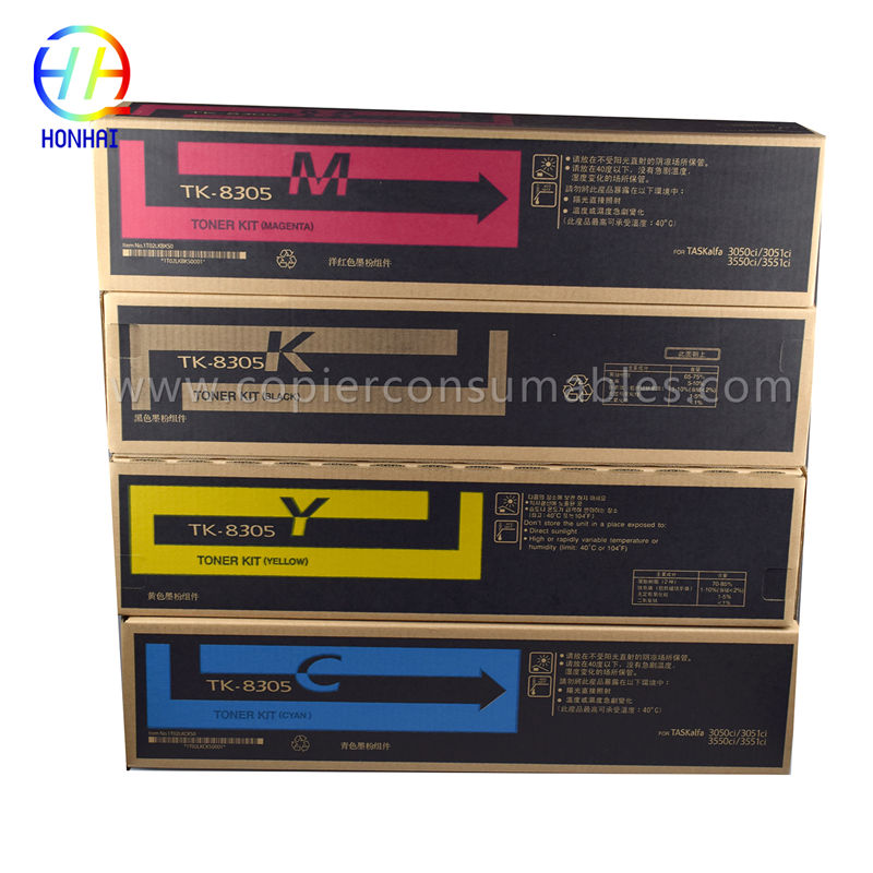 ទឹកថ្នាំ Toner Cartridge សម្រាប់ Kyocera TASKalfa 3050ci 3550ci TK-8305