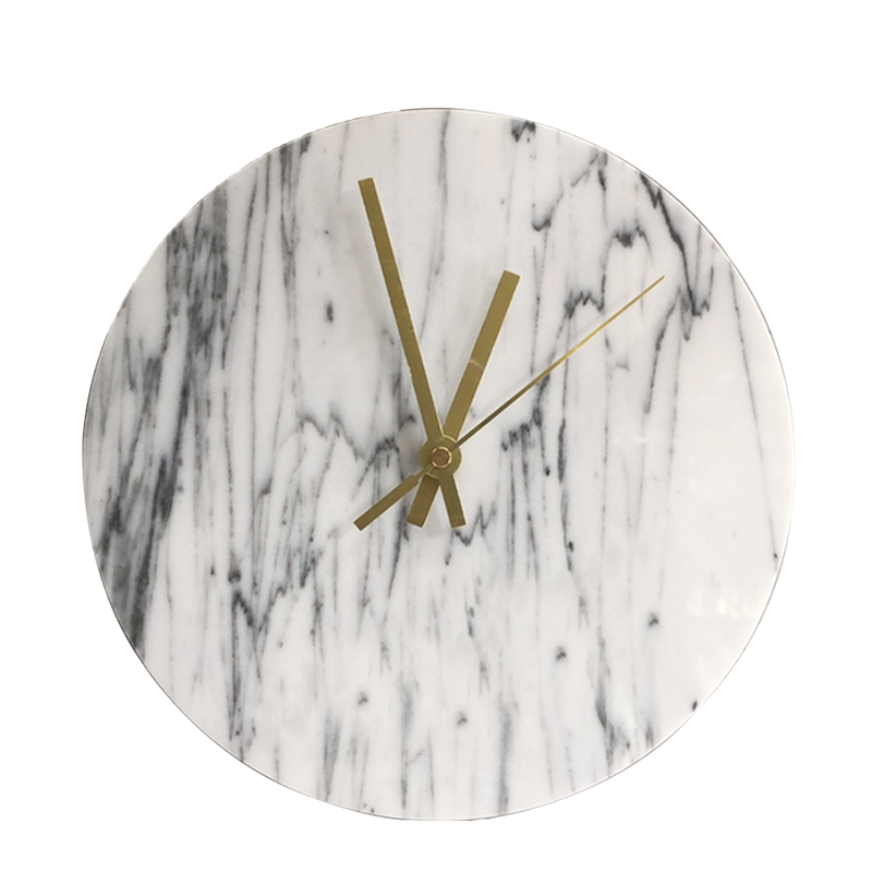 Hot Selling Marble Decorative Diy Wall Decor Clock