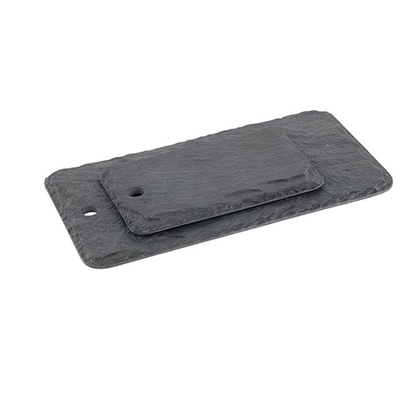 New Kitchen Chopping Serving Board Slate Tableware with Hole