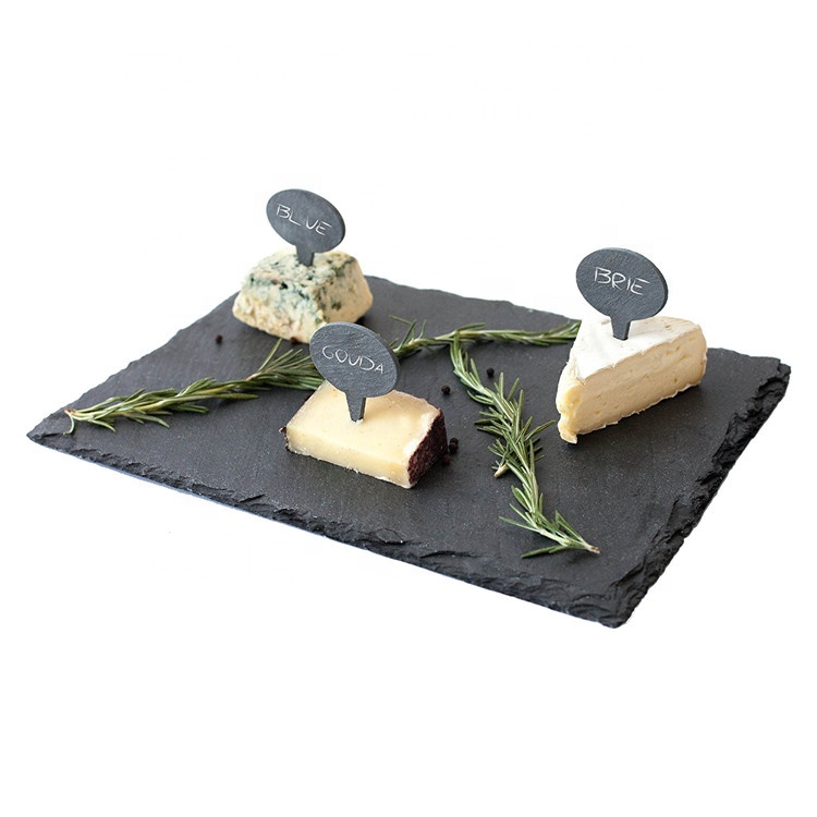 2021 New Product Wholesale Slate Cheese Marker Decoration  for Food