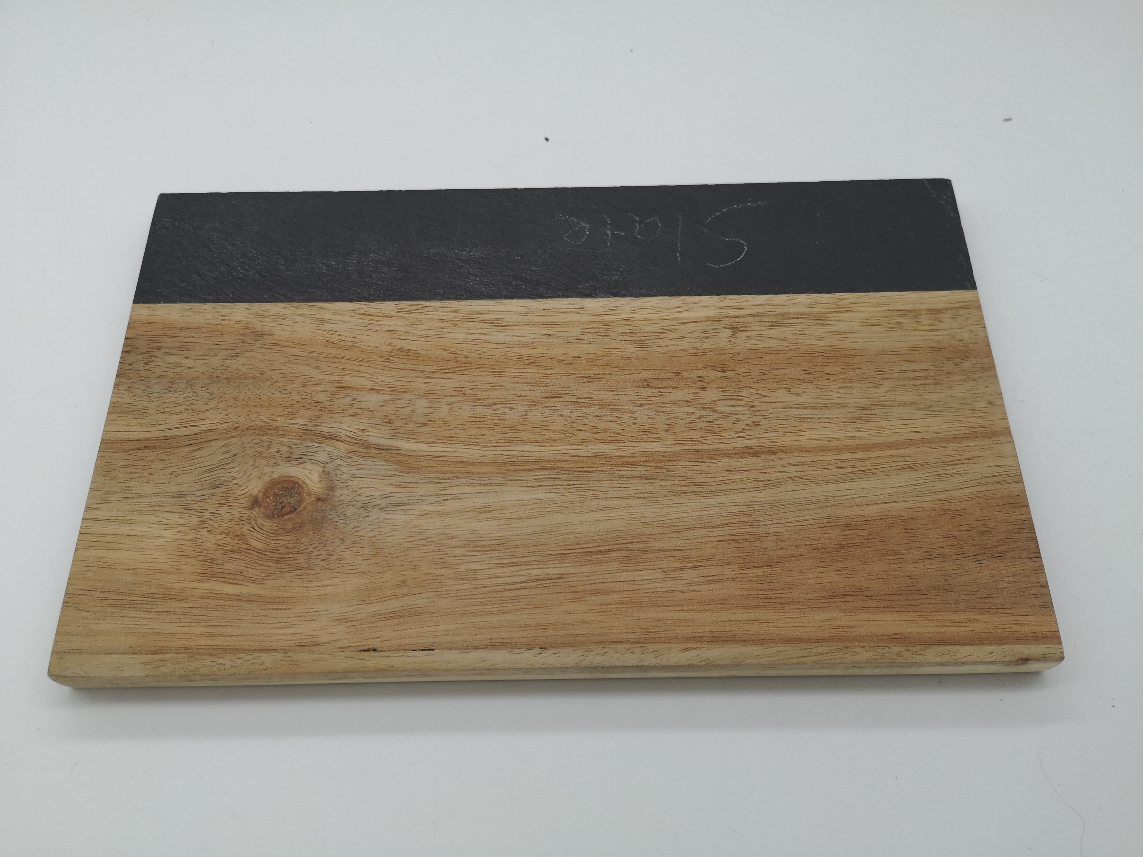 Custom Size China Tableware Wooden Serving Board with Natural Slate