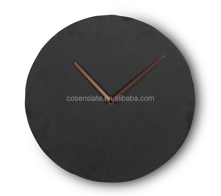 Cosen round shaped slate wall clock
