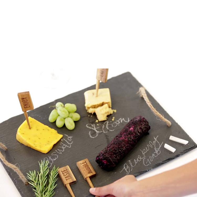 High Quality slate stone appetizer tray for dining