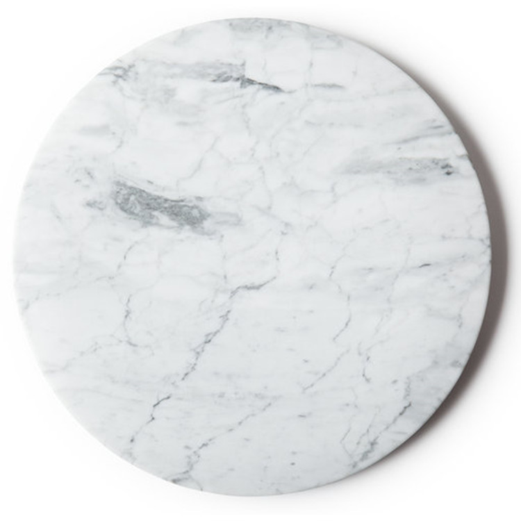 China factory wholesale high quality  natural round marble plate