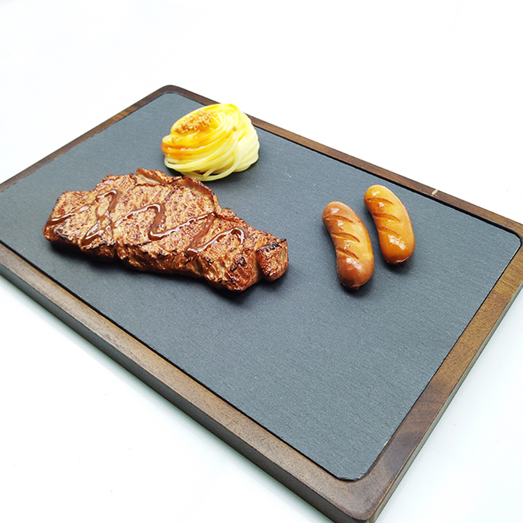 Slate Acacia wooden chopping board Set For Kitchen