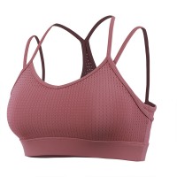 Outer Mesh Double Layer Sports Sling Bra S22D218B