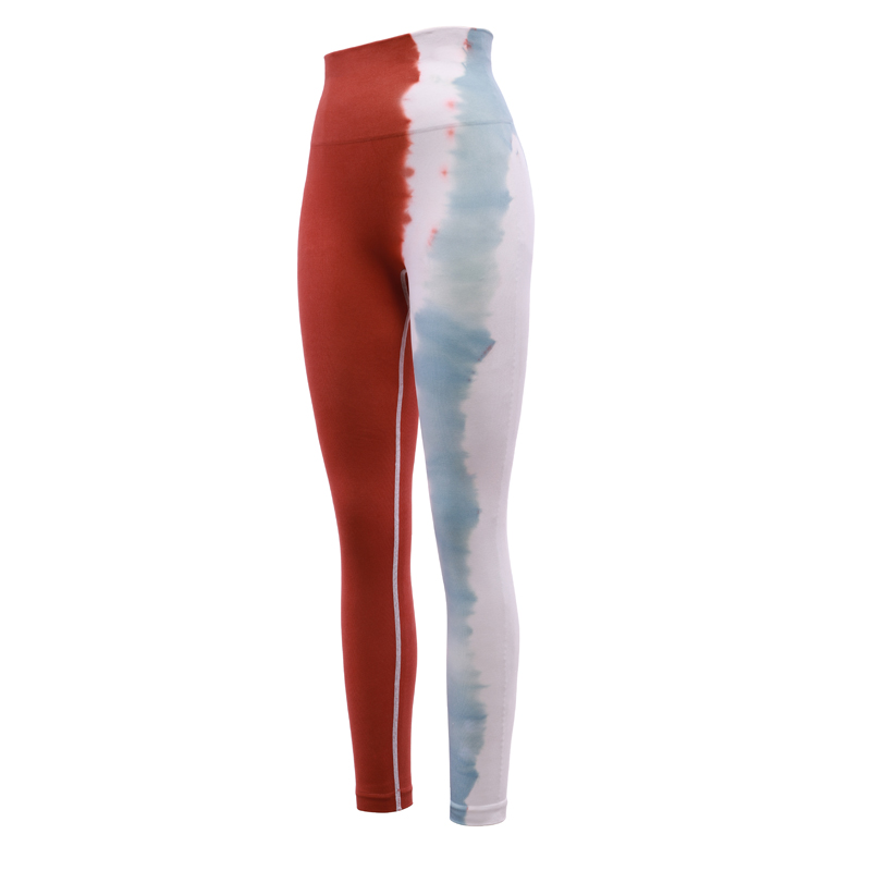 Two Color Hang-dyed Yoga Pants for Women SS21D092L
