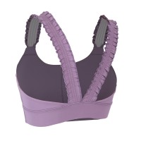 Sexy French Lace Back Pull-up Sports Bra S22D061B