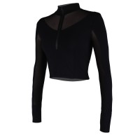 Women Long Sleeve With Zipper And Mesh S22D124T