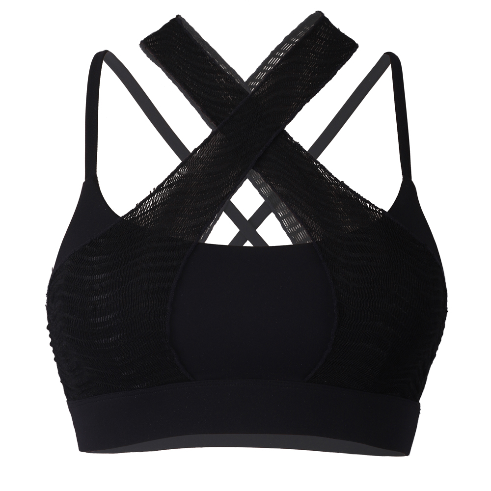 Front And Back Cross Sports Strap Bra With Outer Mesh S22D115B Featured Image