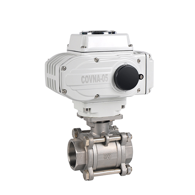 HK60-Q-3PS Stainless Steel Electric Actuator Ball Valve