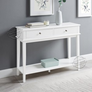 Best quality Small End Tables - Maine Modern White Wood Entrance Hall Tables For Living Room Furniture 203594 –  NuTrend