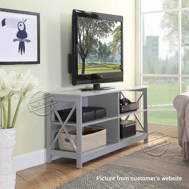 Cross 3 Tier TV Stand for Living Room 205020