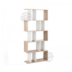 502161 Modern Z-line  5 Tier Bookcase for Any Room