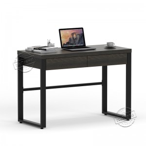 503142 Industrial Style Desk with Metal Frame for Home Office