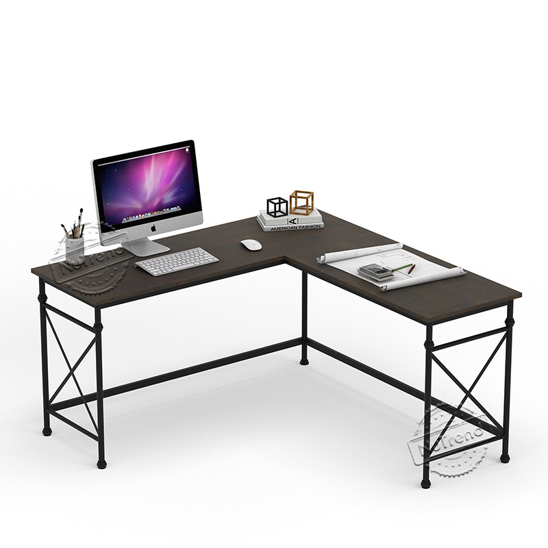 503145 Industrial L Shaped Desk for Home Office Featured Image