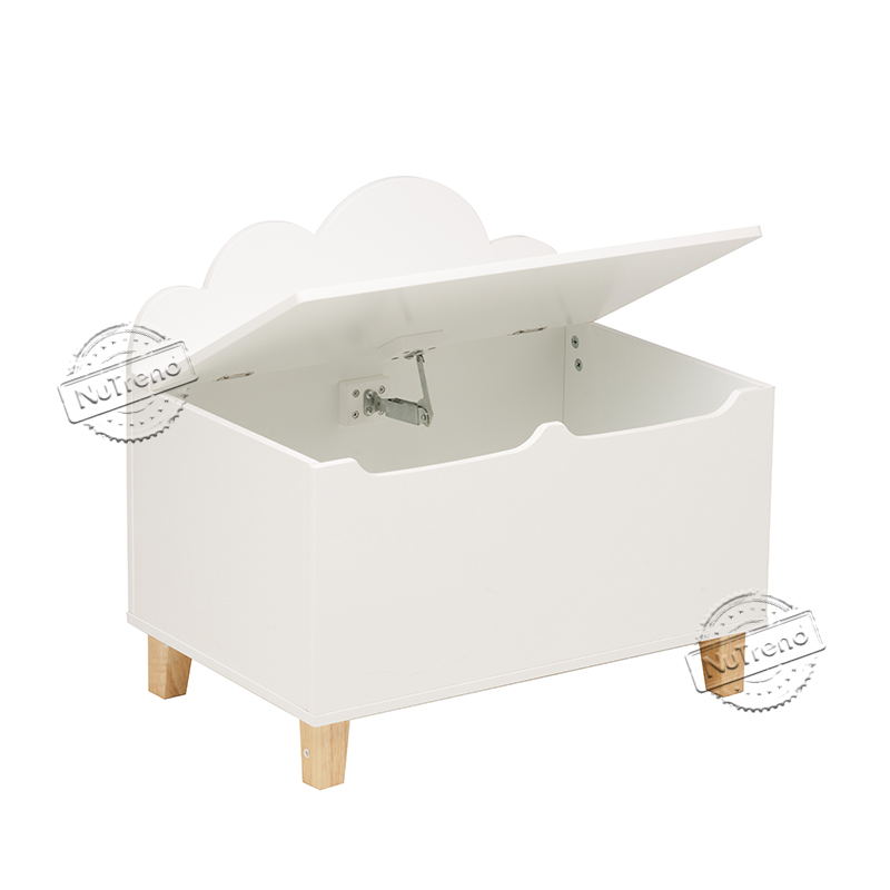 Cloud Shape White Toy Box Toy Chest Kids Furniture 702015