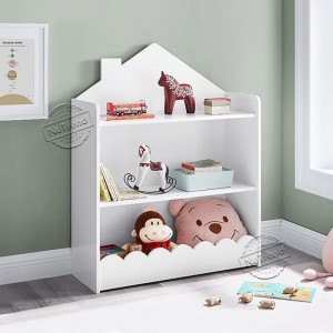 Kids 3 Tier Storage Bookcase Toy Storage Organizer Kids Furniture 708062