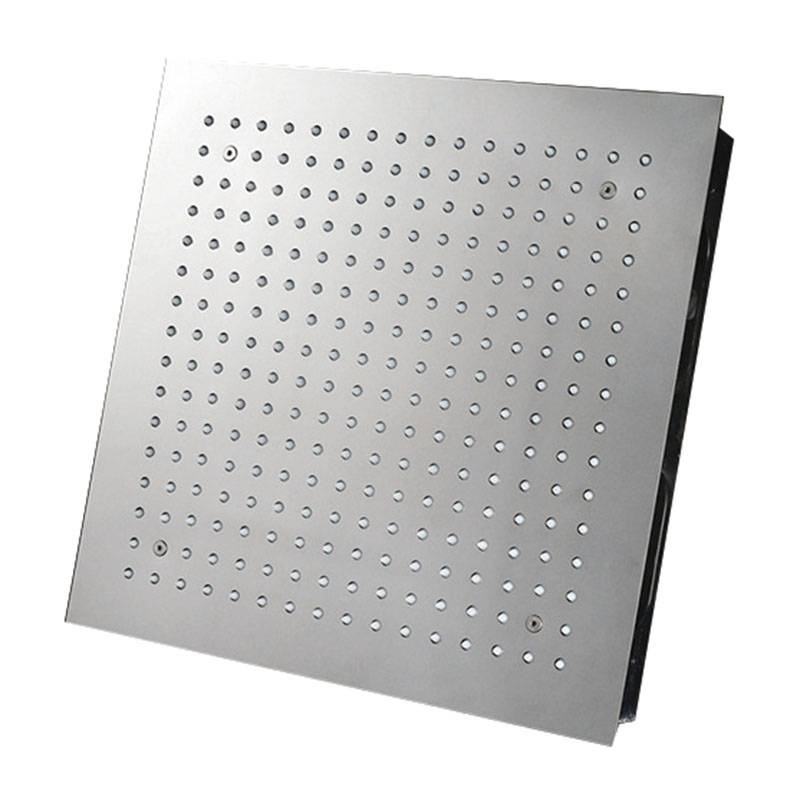 Ceiling recessed large size square LED shower head Featured Image