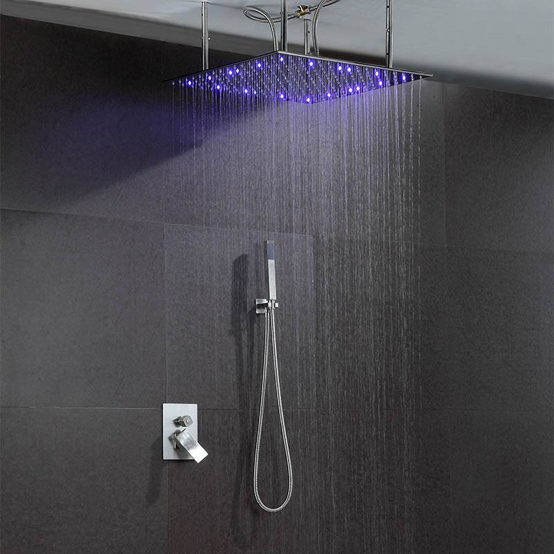 Concealed LED square shower head Featured Image