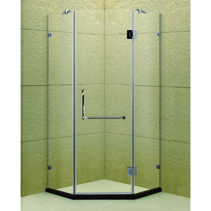 Bottom price 33 X 22 Kitchen Sink - Framles diamond shape shower room  shower enclosure – Chengpai detail pictures