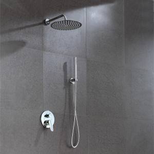Wall mounted round shower head