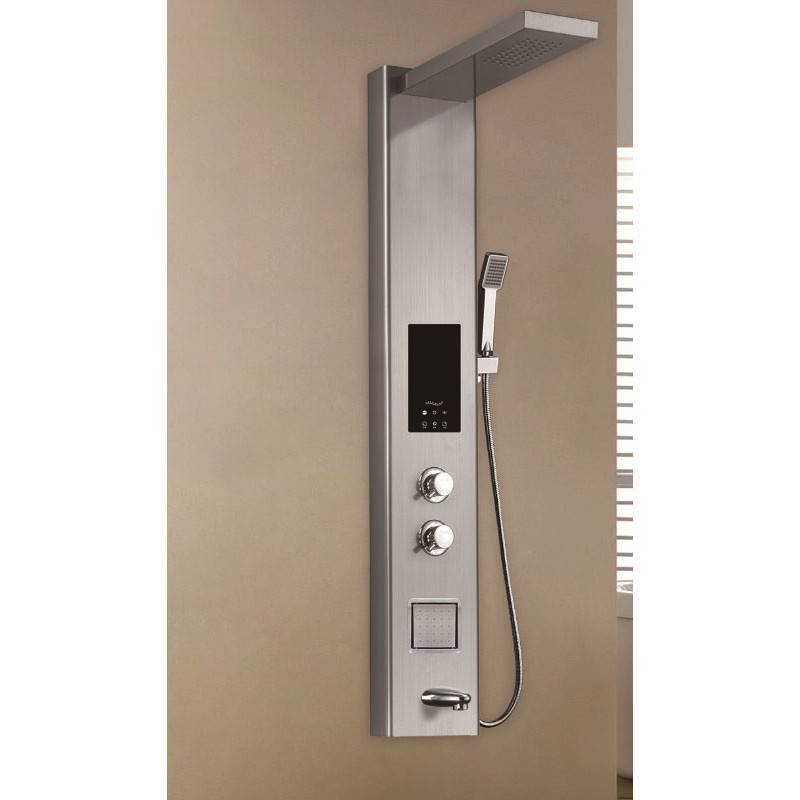 OEM/ODM Manufacturer Printed Acrylic Shower Panels - Four function THERMOSTATIC shower panel – Chengpai