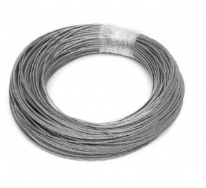 1mm Stainless Steel Wire Rope Tensile Diameter Structure