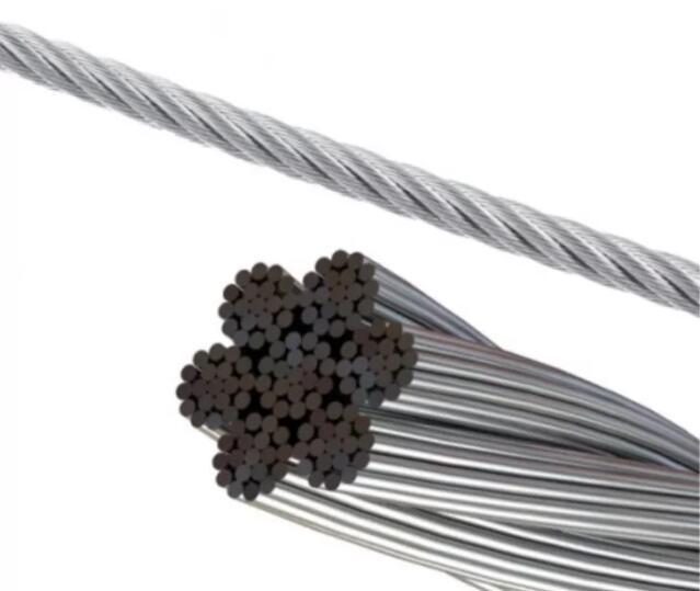 1×19, Electropolished Stainless Steel Cable, grade 316 SS