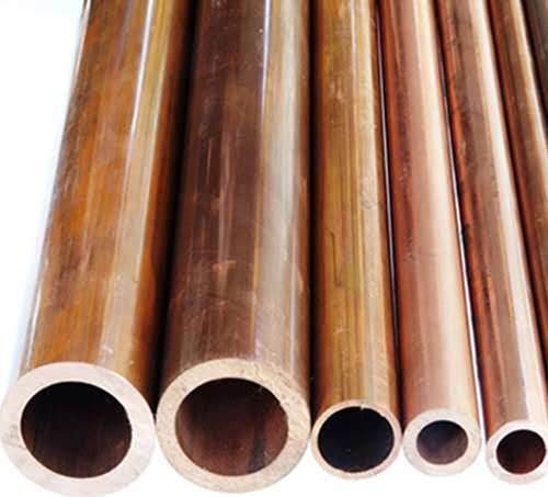 Round Straight 99.9% Copper Pipe Tube C10100 C10200 C11000