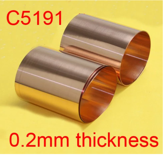 Hot Sale for 304 Grade Stainless Steel U Channel - 0.2mm thickness C5191 phosphor copper strip phosphorous bronze sheet phosphorized copper plate Elastic copper sheet – Cepheus
