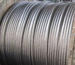 1×19 construction AISI 316 marine grade stainless steel wire rope for offshore platform