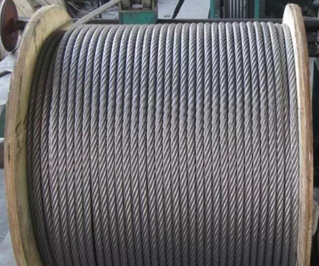 6×36 high breaking load AISI316 stainless steel wire rope for marine industry