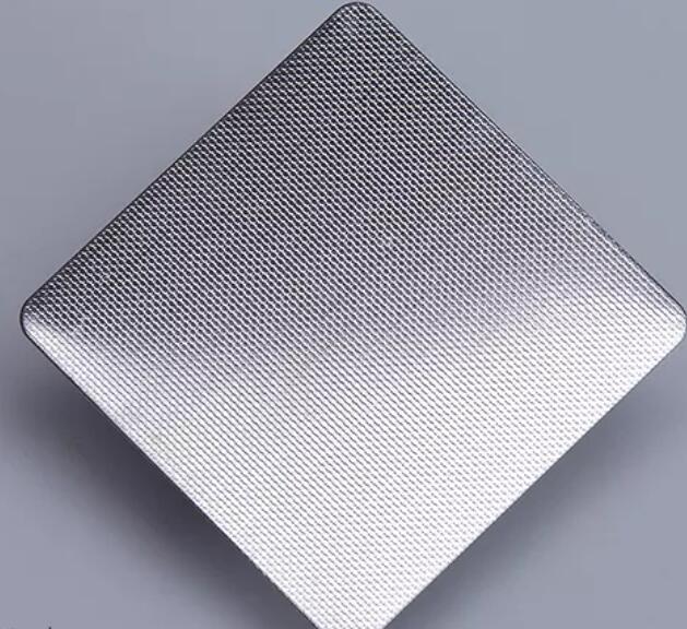 Stainless Steel Embossed Sheet Plate Sus 316L 0.3mm 304 embossed stainless steel linen pattern finish stainless steel sheet