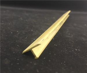Small Size Brass T Bar Copper Tee Strip for Floor Decoration