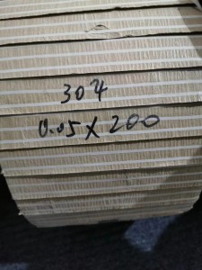 China Stainless Steel Strip 304  0.05*200