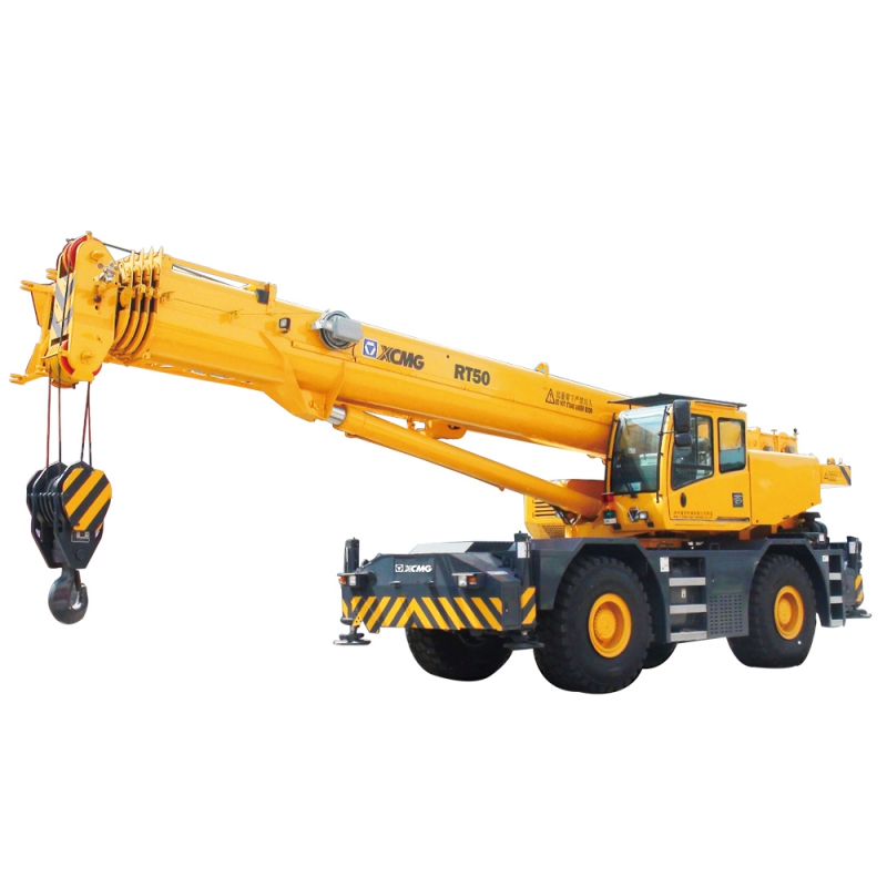 Well-designed Xcmg Double Drum Road Roller - XCMG 50 ton rough terrain crane RT50 – Caselee