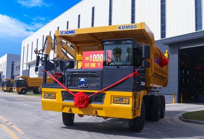 The 1,000 th XCMG Mining Truck XDM80 rolled off factory Line