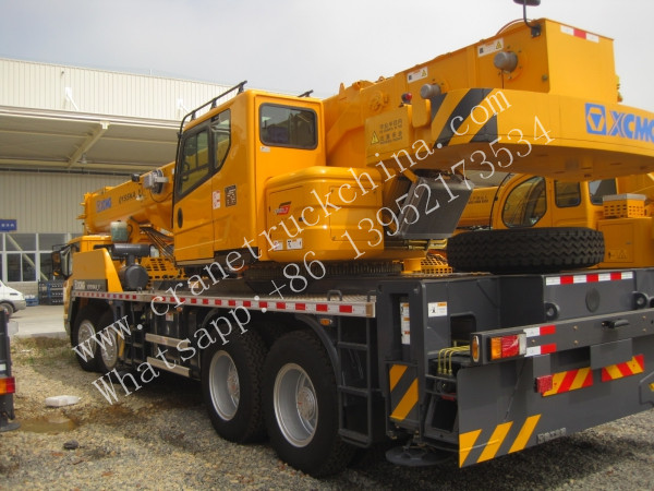 55 ton right hand driving truck crane ready to delivery from XCMG factory
